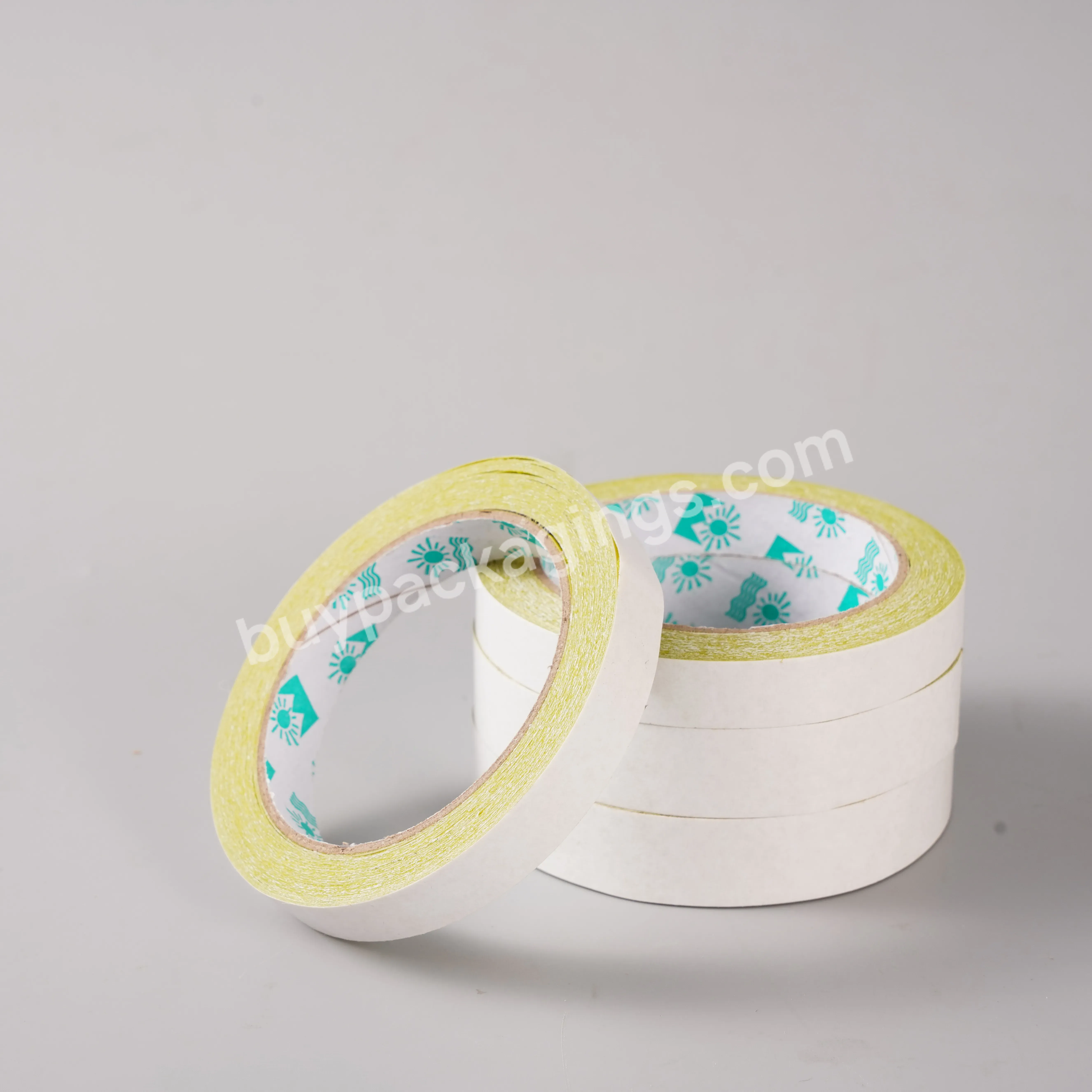 Hot Selling 20mm And 40mm Width Yellow Double-sided Tape For Attaching Goods - Buy Double Sided Tape,Tape Wholesale,Free Sample Self Adhesive Tape.